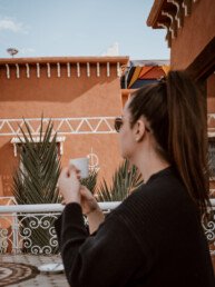 vanessa at a cup of coffee