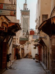 early morning in the medina of fes