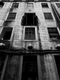 old industrial building at lx factory in lisbon