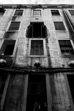old industrial building at lx factory in lisbon